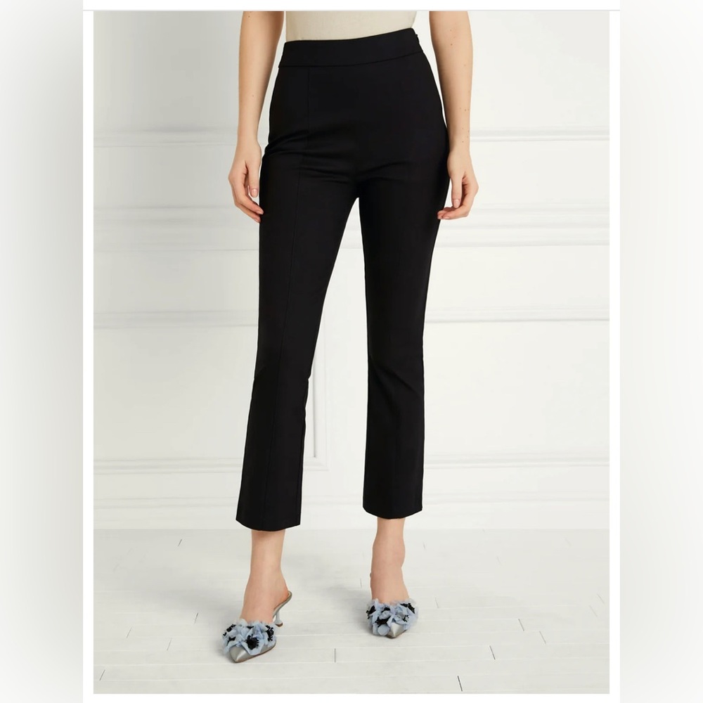 Hill House Trouser Stretch Mid Rise Ankle Length Pants Large NWT - Claire